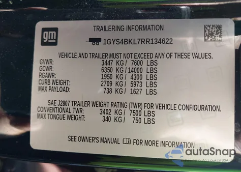 2024 Cadillac Escalade 4Wd Premium Luxury из США, поврежденный, VIN 1GYS4BKL7RR134622